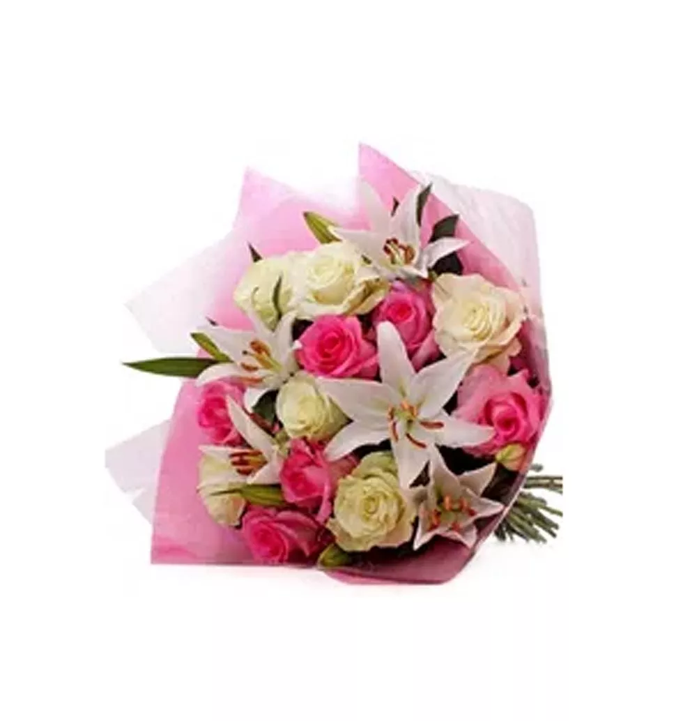 Charming and Bright Oriental Lilies with Pure Passion