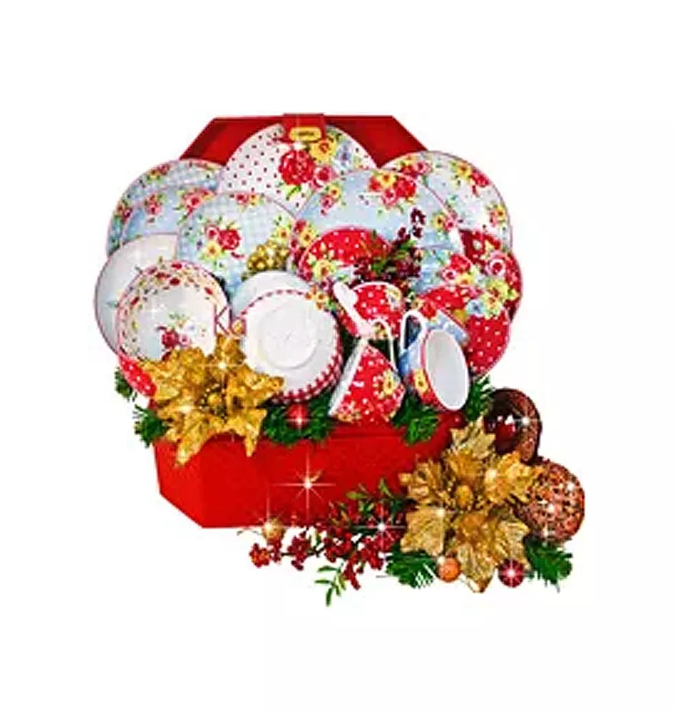 Gentle Designer Pack of 16 Pieces Dinner Set