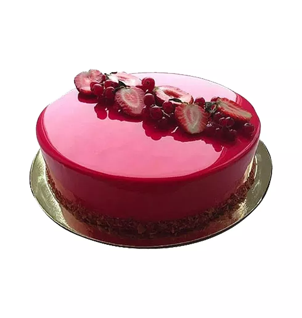 Savory Flavorful Strawberry Cake